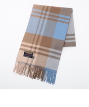 【TWEEDMILL】チェック柄ウールストール