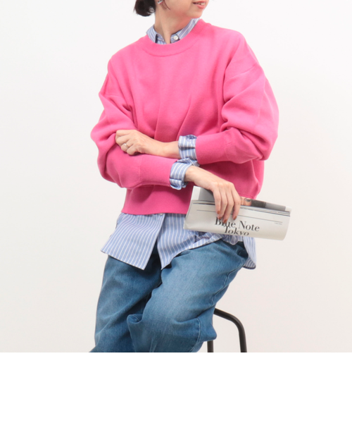 レディースのニット・セーター（ピンク）のアウトレット通販｜三井