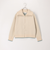 配色バックロゴZIPカーディガン