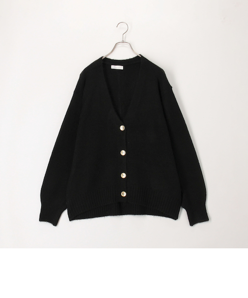 ヤクライクＶネックワイドカーディガン