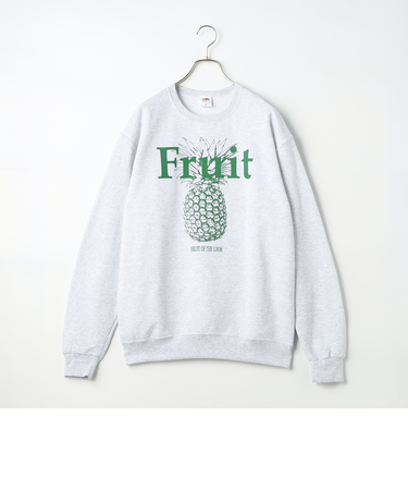 【FRUIT OF THE LOOM】FTL 25FW PRINT SWEAT3　裏起毛プリントスウェット