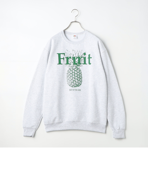 【FRUIT OF THE LOOM】FTL 25FW PRINT SWEAT3　裏起毛プリントスウェット