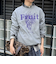 【FRUIT OF THE LOOM】FTL 25FW PRINT SWEAT3　裏起毛プリントスウェット