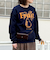 【FRUIT OF THE LOOM】FTL 25FW PRINT SWEAT3　裏起毛プリントスウェット