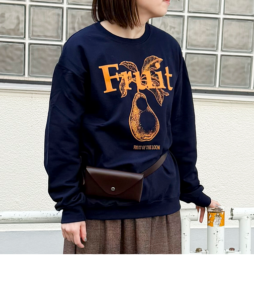 【FRUIT OF THE LOOM】FTL 25FW PRINT SWEAT3　裏起毛プリントスウェット