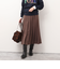 フェイクスウェードプリーツスカート