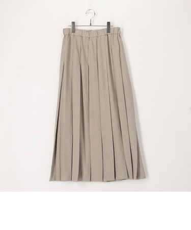 フェイクスウェードプリーツスカート