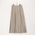 フェイクスウェードプリーツスカート