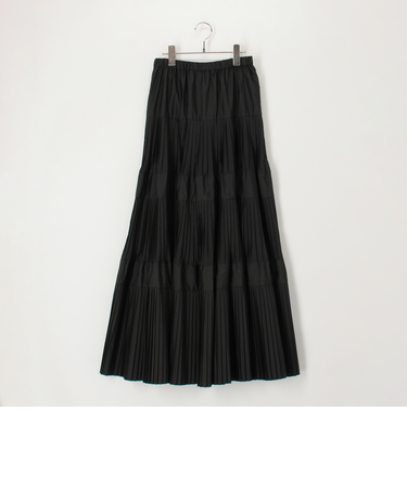 プリーツティアードスカート