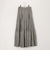 プリーツティアードスカート
