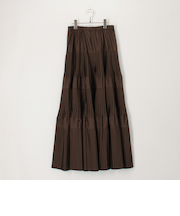 プリーツティアードスカート