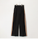 サイドラインタックワイドパンツ