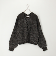 フェザーモールトッパーカーディガン