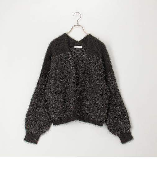 フェザーモールトッパーカーディガン