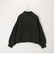 バスケットモールスタンドプルオーバーニット