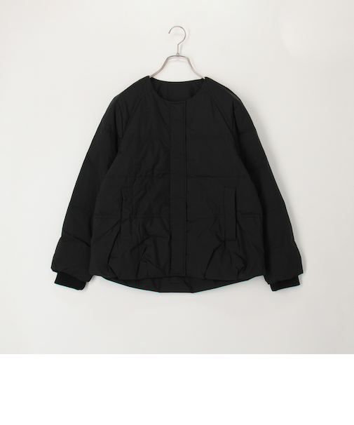 エアリーノーカラーピュアダウンジャケット
