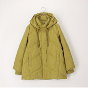 ハトメフードミドル丈ピュアダウン