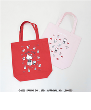 【HELLO KITTY meet FREDY emue】  ボックスプリントトートバッグ