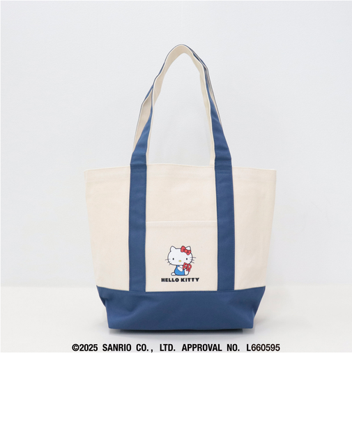 【HELLO KITTY meet FREDY emue】 プリントミディアムトートバッグ