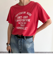 ヴィンテージライクピグメントTシャツ