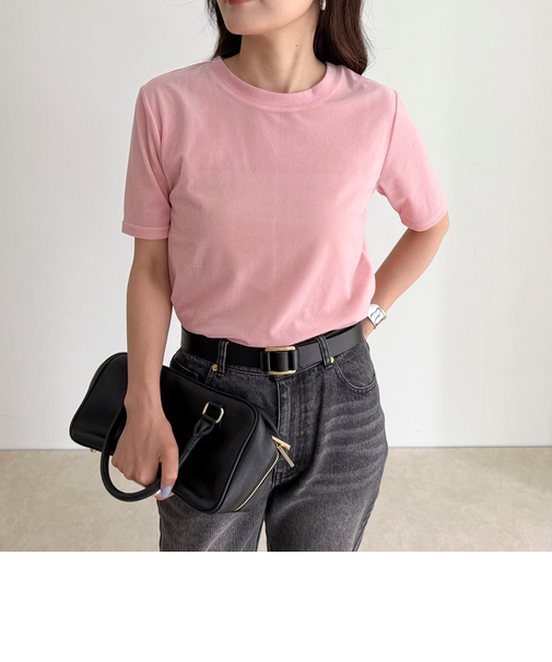 ベロア半袖Tシャツ