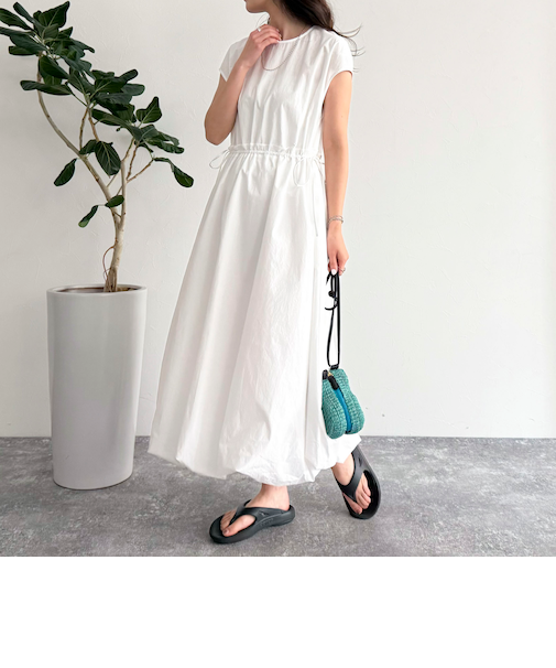 バルーンフレンチワンピース