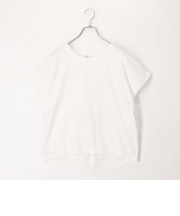 ドライタッチ天竺袖口ダブルTee