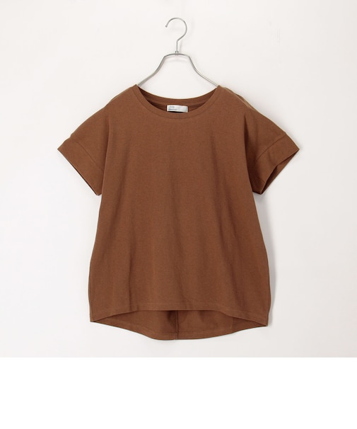 ドライタッチ天竺袖口ダブルTee