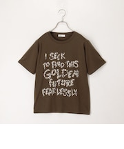 ヒョウ柄ロゴTee