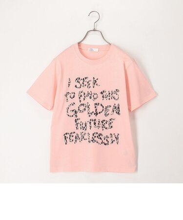 ヒョウ柄ロゴTee