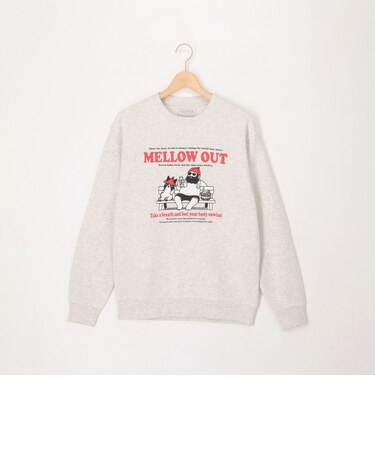 【MELLOW OUT】T/C裏起毛　クルーネックスウェット
