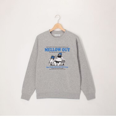 【MELLOW OUT】T/C裏起毛　クルーネックスウェット