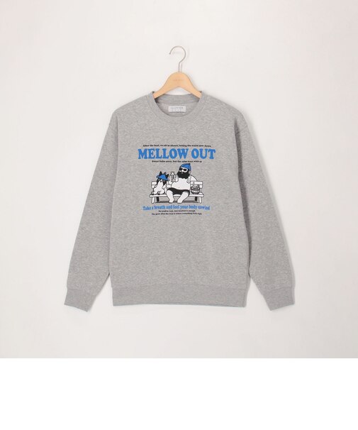【MELLOW OUT】T/C裏起毛　クルーネックスウェット