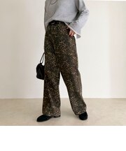 コットンツイルストレートパンツ