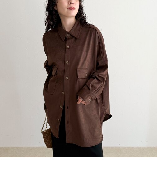 【LANCER CLOTHING CORPORATION】OVER SHIRTS SUEDE