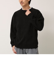 カットコーデュロイ　クルーネック