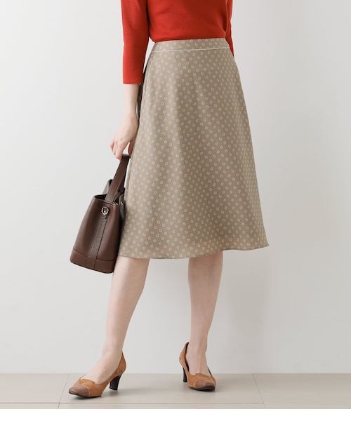 L】【ウォッシャブル】モクロディクリア マーメイドスカート