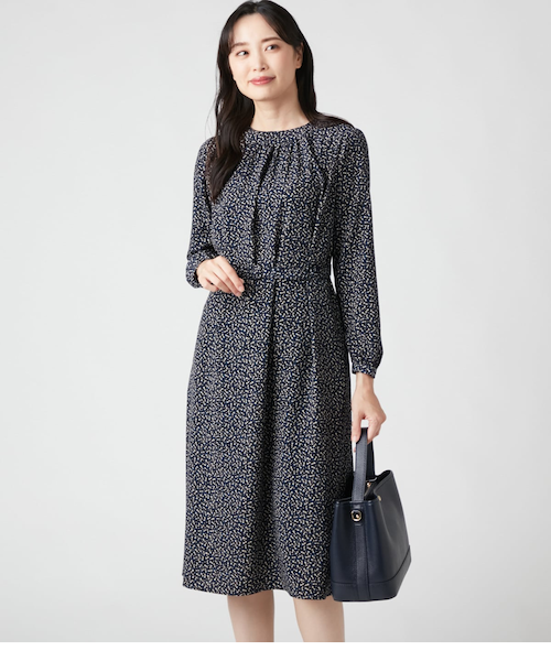 NEWYORKER MELTON キーネックジャンパースカート｜ニューヨーカーの