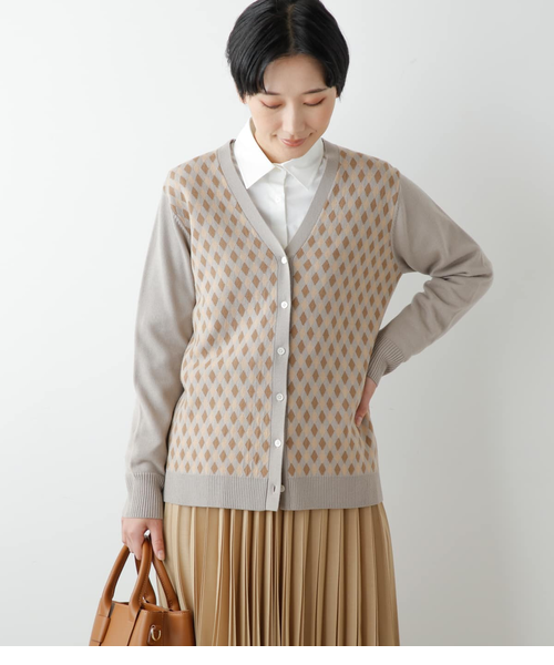 L】TCホールガーメント(R)ニットベスト｜ニューヨーカーのアウトレット
