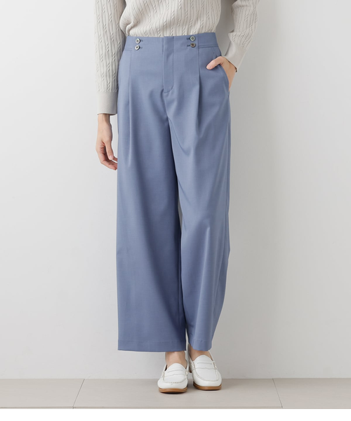 ストレッチスモークツイル マリンパンツ｜ニューヨーカーの