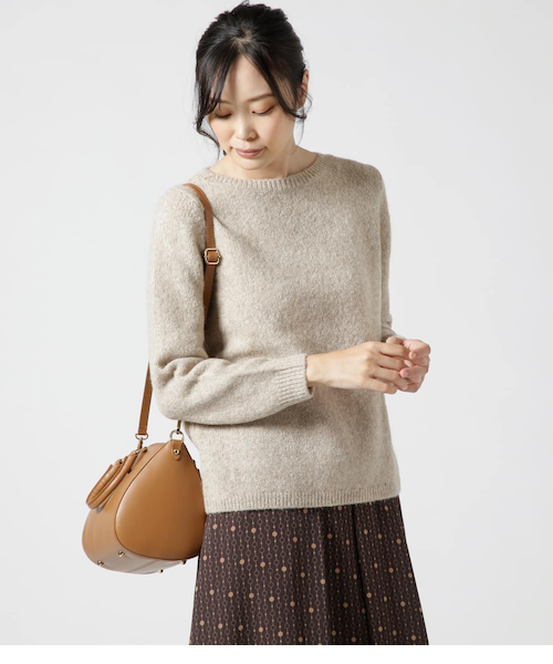 新品未使用イザベルマラン アルパカ混 プルオーバーざっくりニット タグ付(ヤラメ 新品未使用イザベルマラン アルパカ混 プルオーバーざっくり