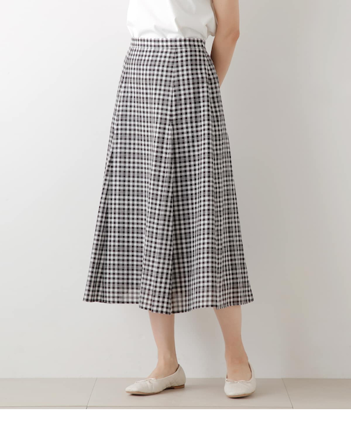 Wギンガムチェック マーメイドスカート