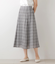 Wギンガムチェック マーメイドスカート