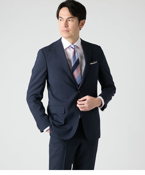 GLR CLOTH フラノ 2B RG ノープリーツ スーツパンツ -ストレッチ