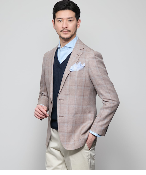 SHIPS: Lanificio di Pray ツイード チェック ジャケット｜シップス