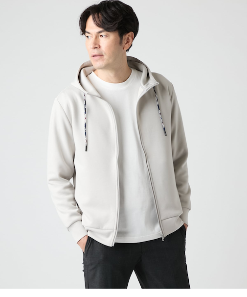 ダンボール ジップアップパーカ