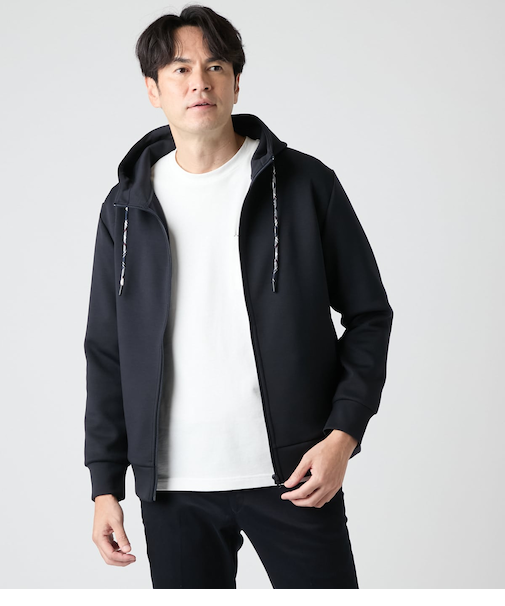 ダンボール ジップアップパーカ