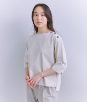 ［ALBINI］Parallel Jersey 肩釦プルオーバー