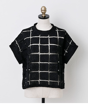 Square Embroidery Lace ブラウス