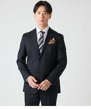 【防シワ・ストレッチ】TRAVEL COMFORT ハイツイストシャドーストライプ スーツ